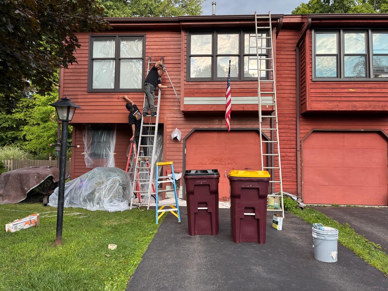Airless Spray Painting — Exterior