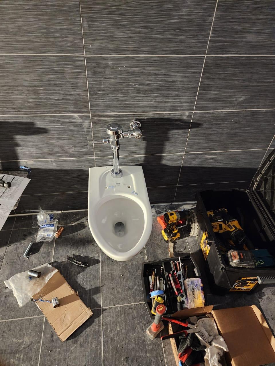 Bathroom Plumbing Install