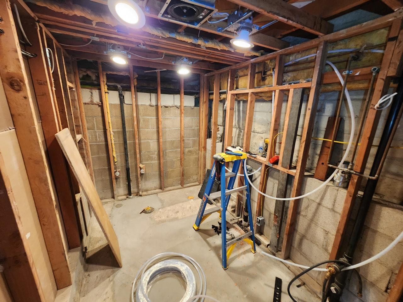 Full Bathroom Repipe — Shower, Sink & Toilet