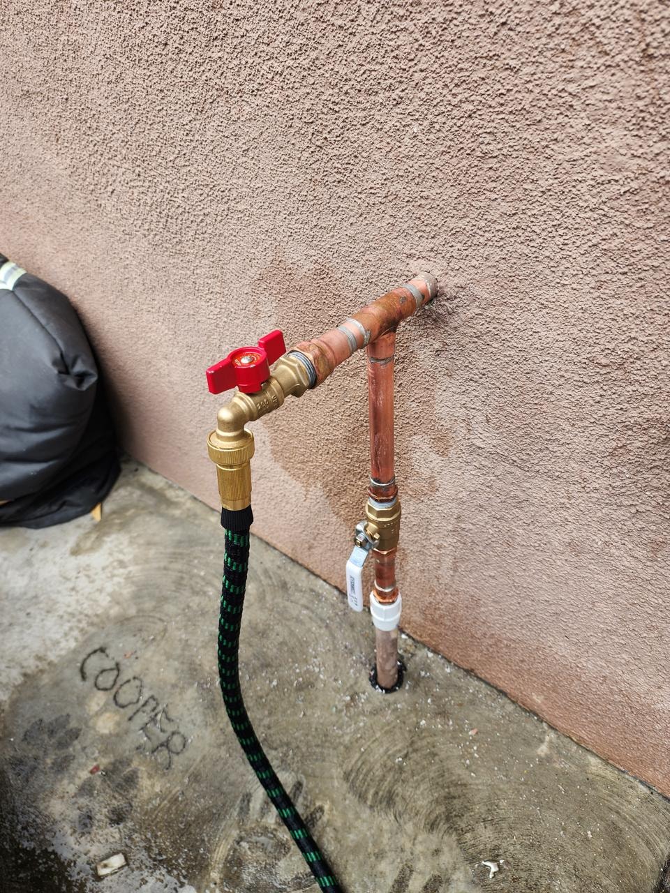 Exterior Garden Shutoff Valve — Copper