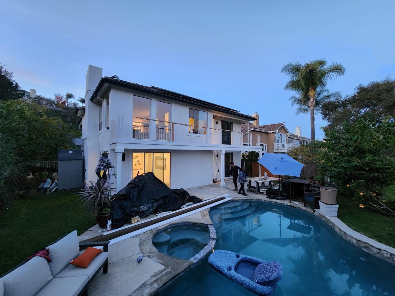Exterior Renovation — Pool Home