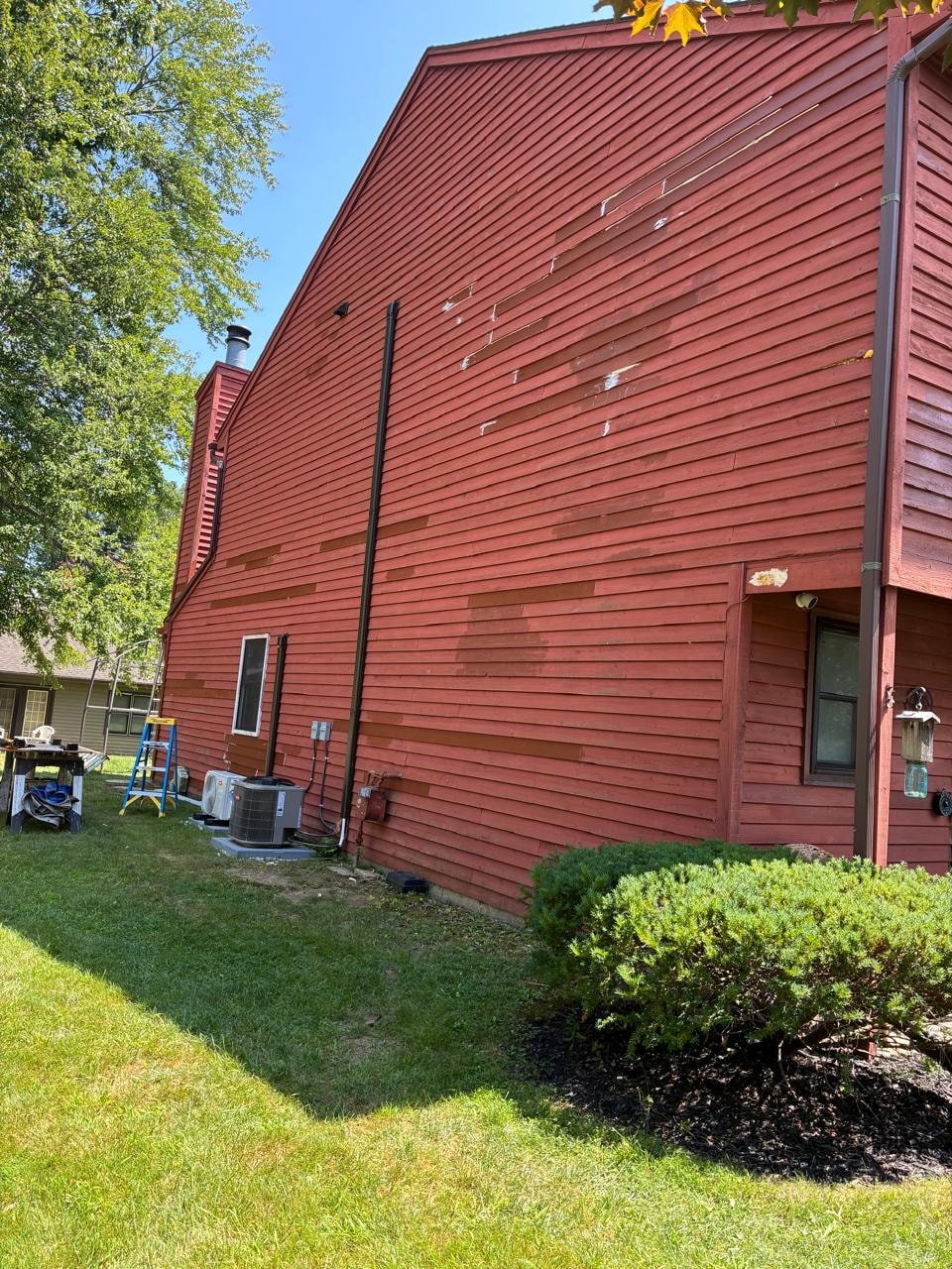Red Siding — Side Wall Progress
